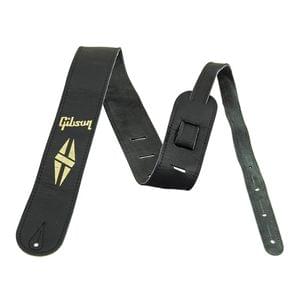 Gibson ASGG-GL10 Glove Leather 2 inch Black Beauty Guitar Strap